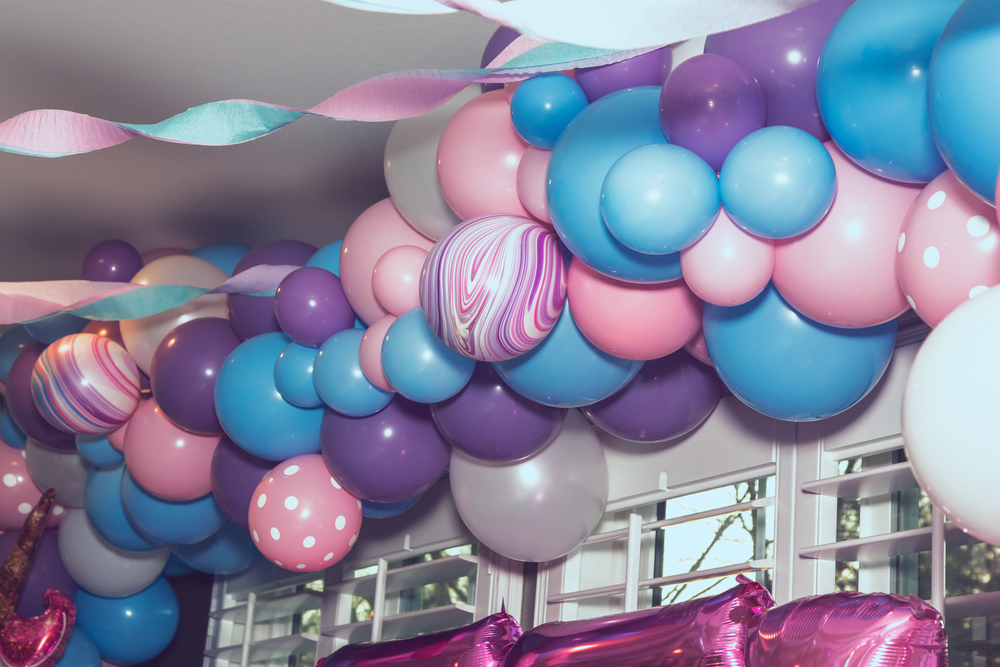 A,View,Of,A,Pastel,Color,Balloon,Art,Decoration,On